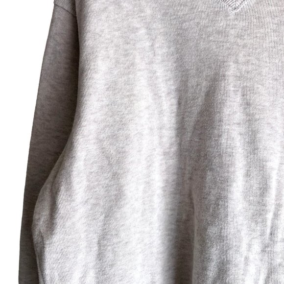 Old Navy Sweater Men's XXL Beige V Neck 100% Cotton Knit Long Sleeve Casual - Picture 9 of 10